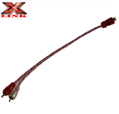Plating Emas 2 RCA Kabel Audio laki-laki ke laki-laki Untuk Speaker Stereo Atau Subwoofer Konektor Tipe Tidak ada