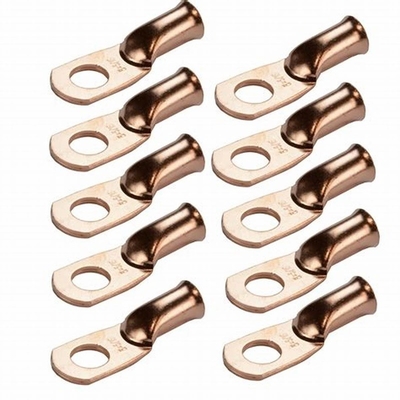 1/0 AWG Tined Copper Lugs Ring Terminals Connectors With Heat Shrink