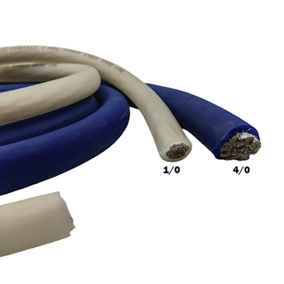 Fleksibel PVC Isolasi 0 AWG Gauge Baterai Sambungan Kabel untuk Mobil Audio Motorcycle