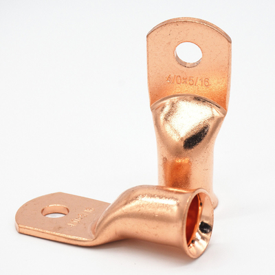 1/0 AWG Tined Copper Lugs Ring Terminals Connectors With Heat Shrink