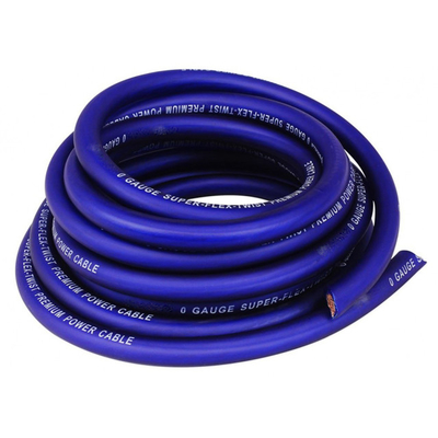 SAEJ 1128 Stinger True Gauge 1/0 AWG Twisted OFC Car Audio Power Wire untuk Kinerja