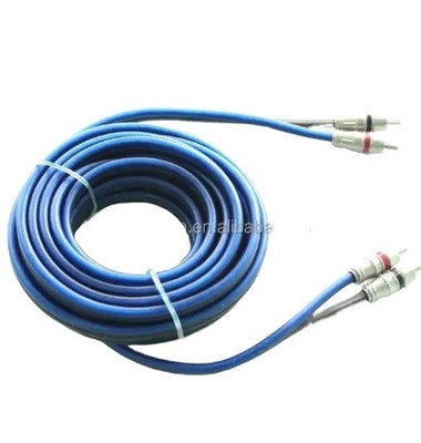 5m Gold Connector CCA Conductor Audio bulk RCA Kabel Untuk Mobil Sistem Rumah Integrasi Audio
