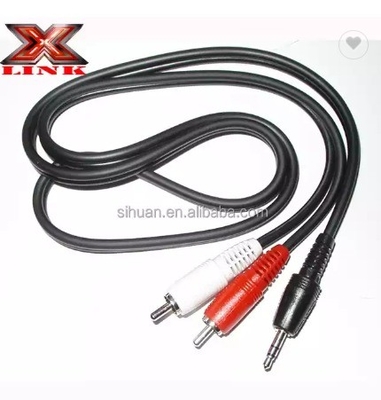 5m Gold Connector CCA Conductor Audio bulk RCA Kabel Untuk Mobil Sistem Rumah Integrasi Audio