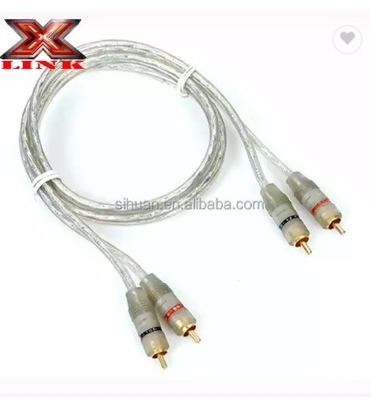 5m Gold Connector CCA Conductor Audio bulk RCA Kabel Untuk Mobil Sistem Rumah Integrasi Audio