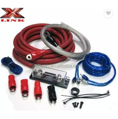 1128 Standar 4 Gauge OFC CCA Complete Amplifier Installation Wiring Amp Kit untuk Audio Mobil