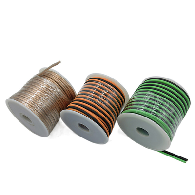 150 kaki 12 Awg Kabel Loud Speaker dengan Combination Shielding Custom CCA Speaker Wire