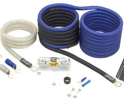 Koaksial Konektor Jenis Mobil Audio Amplifier OFC Installation Wiring Kit