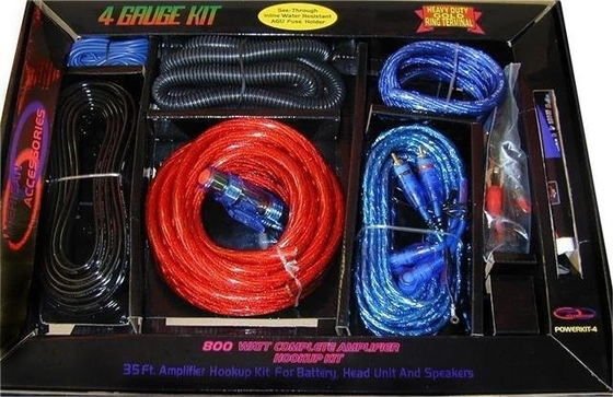 Koaksial Konektor Jenis Mobil Audio Amplifier OFC Installation Wiring Kit