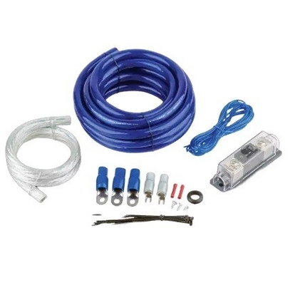 0 Gauge Mobil Amps Amplifier Wire Wiring Kit dengan American Wire Gauge Standard dan Konduktor Warna Apa pun CCA atau Tembaga