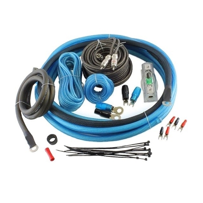0 Gauge Mobil Amps Amplifier Wire Wiring Kit dengan American Wire Gauge Standard dan Konduktor Warna Apa pun CCA atau Tembaga