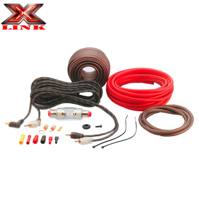 0 Gauge Mobil Amps Amplifier Wire Wiring Kit dengan American Wire Gauge Standard dan Konduktor Warna Apa pun CCA atau Tembaga