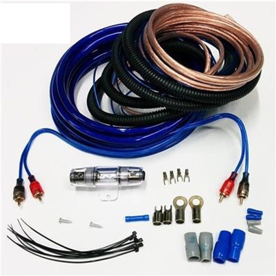 OFC Tembaga atau CCA 4GA Amplifier Wiring Kit untuk Audio Mobil Meningkatkan Pengalaman Suara Anda