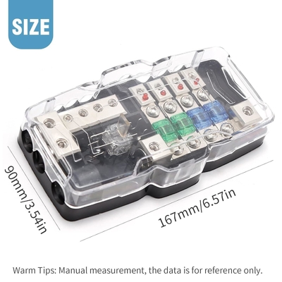 0 awg 12V Multi-fungsi Mini ANL Fuse Box Distribution Block Untuk Kendaraan