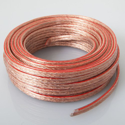 8.0mm Diameter Luar OFC Speaker Audio Kabel Wire Dibuat dari 99,99% Tembaga Bebas Oksigen