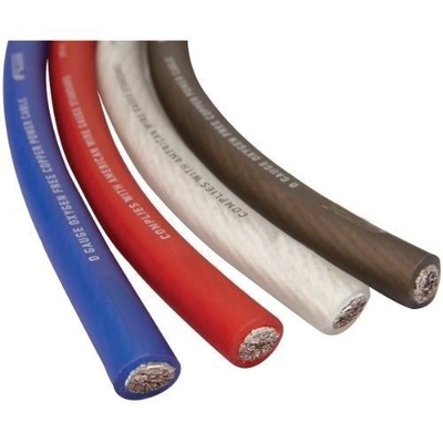 0gauge OFC Car Audio Power Wire Berwarna Apa pun Bahan Konduktor Aluminium Lapisan Tembaga