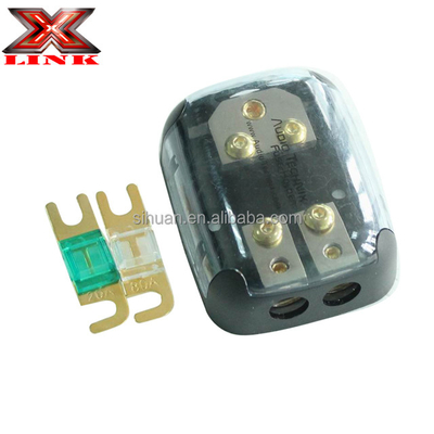 400 ampere 12V Car Amplifier ANL AFS Fuse Holder Distribution Block Untuk Manajemen Daya