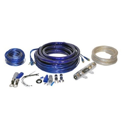 1500W Mobil Amplifier Install Wiring Kit Single Conductor Power Cable dan Fuse Holder Set