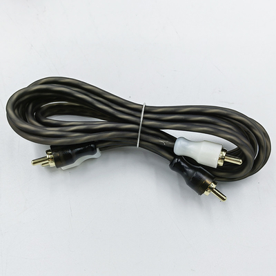 Soft PVC Jacket Tembaga RCA Kabel Dengan OFC Konduktor Dalam Warna Apa pun