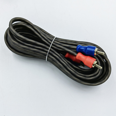 Soft PVC Jacket Tembaga RCA Kabel Dengan OFC Konduktor Dalam Warna Apa pun