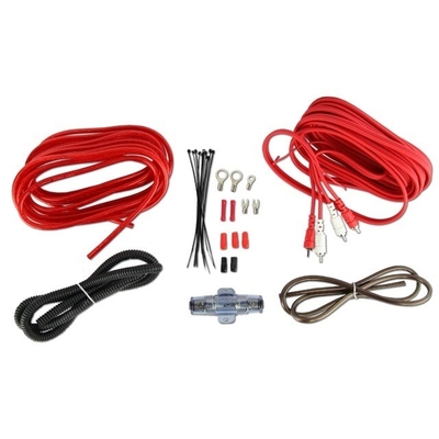PVC Jacket 0 4 8 10awg Gauge Auto Car Amp Amplifier Wiring Kit dengan Jenis Konektor RCA
