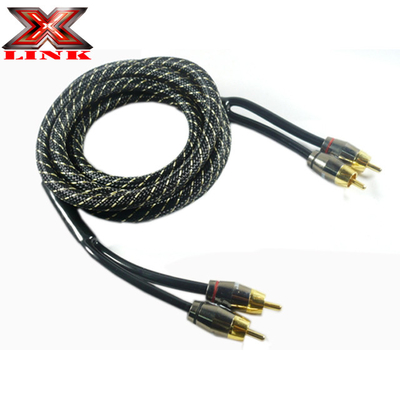 PVC Jacket RCA Kabel AV Untuk Audio Mobil Dan Amp Audio Rumah
