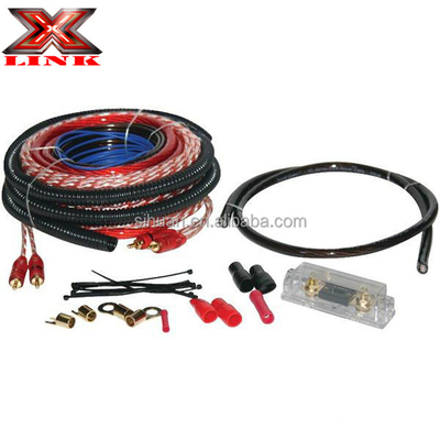 0 2 4 8 Gauge Sub Car Audio Amplifier Wiring Kit 1500 2500 3000 Watt dengan Bahan