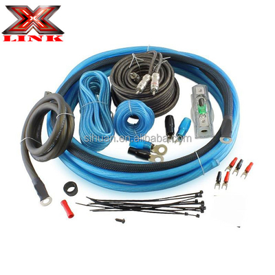 0 2 4 8 Gauge Sub Car Audio Amplifier Wiring Kit 1500 2500 3000 Watt dengan Bahan
