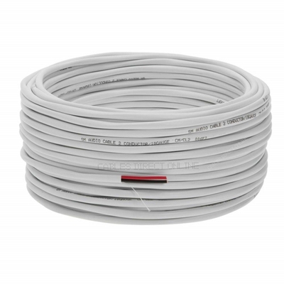 22 AWG 4 Konduktor Stranded Shielded Plenum Cable untuk keamanan/alarm/kontrol akses