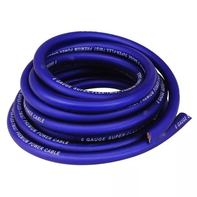 Kabel Audio Video Profesional 0/2/4/8GA CCA Amp Power Wire Kabel dengan Kompatibilitas Mobil