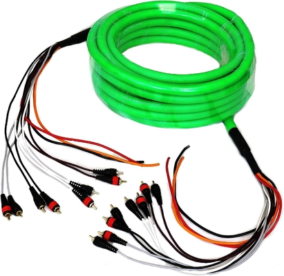 100% Oxygen Bebas Tembaga Multi Channel Audio 10 RCA Power Medusa Kabel untuk Profesional