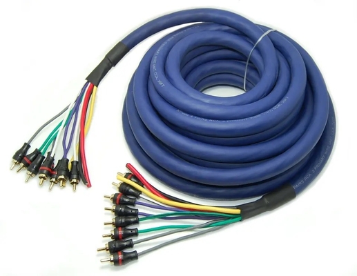 100% Oxygen Bebas Tembaga Multi Channel Audio 10 RCA Power Medusa Kabel untuk Profesional