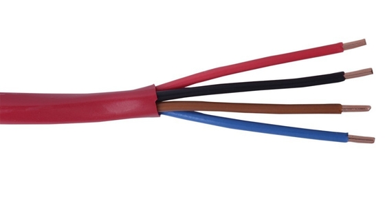 Isolasi karet silikon 2x1.5 Kabel alarm kebakaran untuk deteksi kebakaran yang aman