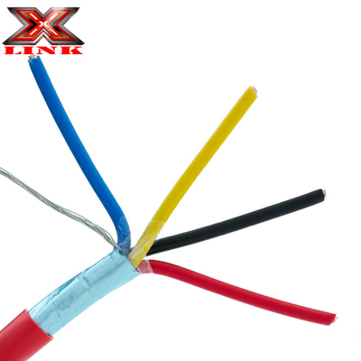 Kabel alarm kebakaran karet silikon 2*1,5mm untuk deteksi kebakaran yang dapat diandalkan