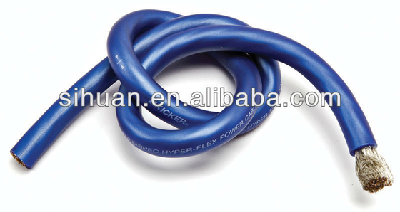Jaket PVC OFC CCA 2/0awg 1/0awg 2awg 4awg Kabel Daya Amplifier Audio Mobil dengan Isolasi PVC