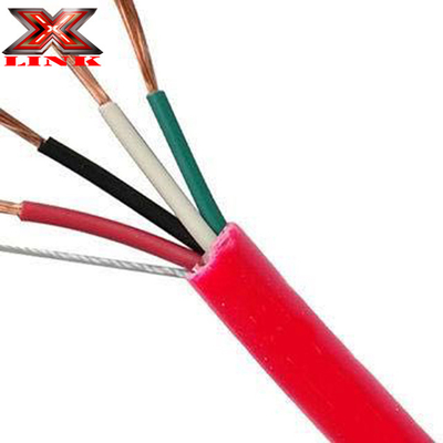 Kabel alarm kebakaran karet silikon 2*1,5mm untuk deteksi kebakaran yang dapat diandalkan