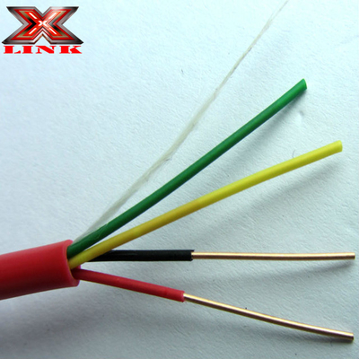 24AWG Stranded CCA Copper Shielded Security Cable untuk Alarm Kebakaran dalam Konstruksi