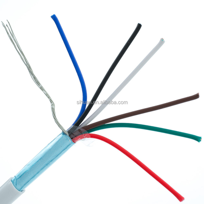 2 4 6 8 10 Konstruksi Kabel Alarm Keamanan Timah Tembaga atau Tembaga CCA atau Tembaga