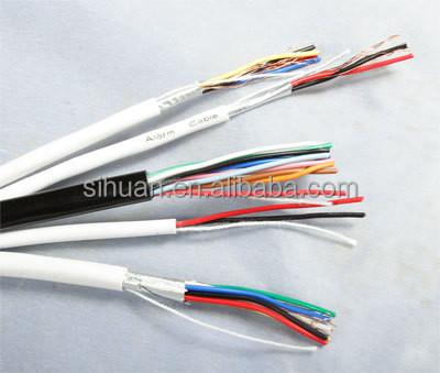 2 4 6 8 10 Konstruksi Kabel Alarm Keamanan Timah Tembaga atau Tembaga CCA atau Tembaga