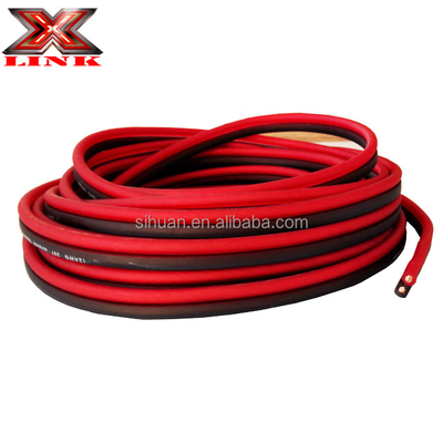 Soft PVC Jacket Super Flex Kabel Speaker Biru / Hitam untuk Kinerja Audio Superior