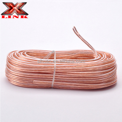 Tidak Ada Konektor Jenis Speaker tebal Kabel kawat 22 24 18 16 Gauge AWG Speaker transparan