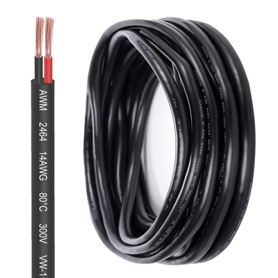 14 Gauge 2/3 Stranded Copper Conductor PVC Cord untuk lampu strip LED dan otomotif
