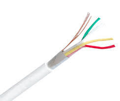 Konduktor Tembaga Telanjang 2c 4c 8c 12c 20c Kabel Alarm Kebakaran Stranded dengan Isolasi PVC