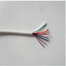 Konduktor Tembaga Telanjang 2c 4c 8c 12c 20c Kabel Alarm Kebakaran Stranded dengan Isolasi PVC