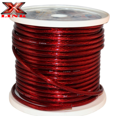 Soft PVC Jacket 20mm2 35mm2 50mm2 16mm2 10mm2 Amplifier Power Wire Kabel untuk Audio Mobil