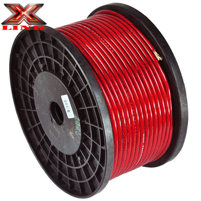 Soft PVC Jacket 20mm2 35mm2 50mm2 16mm2 10mm2 Amplifier Power Wire Kabel untuk Audio Mobil