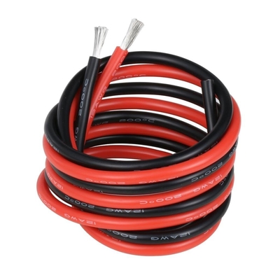 16 Gauge tahan suhu tinggi Silicone Stranded Automotive Wire untuk isolasi