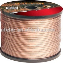 Kabel Speaker Translucent Non-Shielded Diameter Luar 3.0x6.0mm untuk Suara Luar Biasa