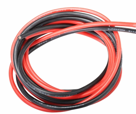 16 Gauge tahan suhu tinggi Silicone Stranded Automotive Wire untuk isolasi