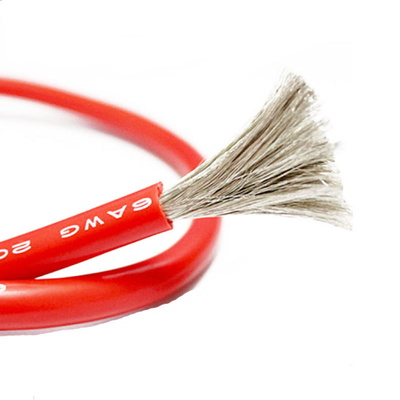 16 Gauge tahan suhu tinggi Silicone Stranded Automotive Wire untuk isolasi