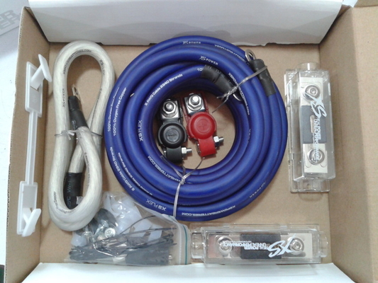 Kabel Audio Wanita-Wanita dan Kabel 4GA RCA untuk Kit Instalasi Kabel Amplifier Mobil